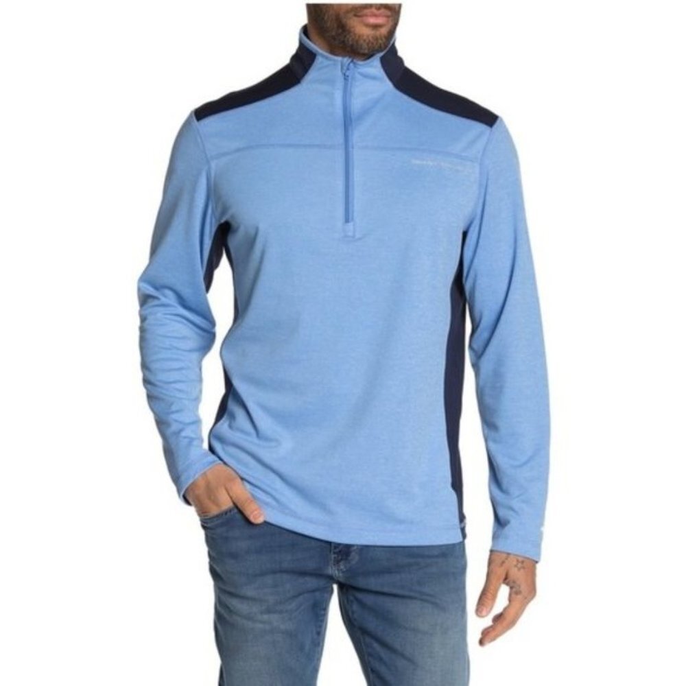 Brooks Brothers Colorblock Half Zip Pullover